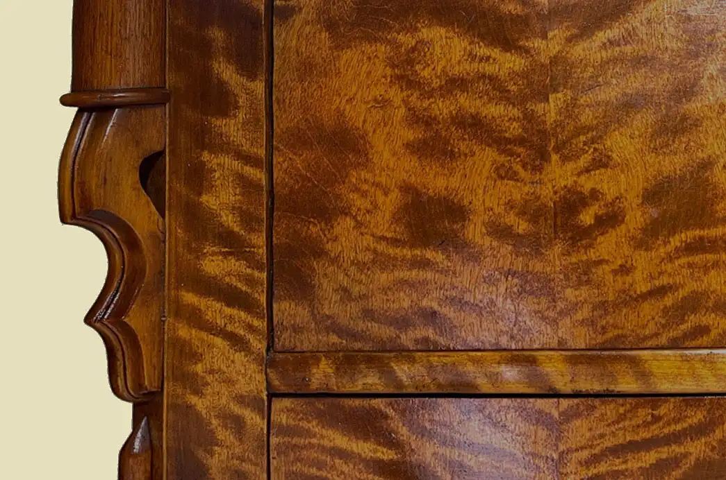 1840er Kommode ANTIK Louis Philippe Birke Schrank Sideboard von 1840 10