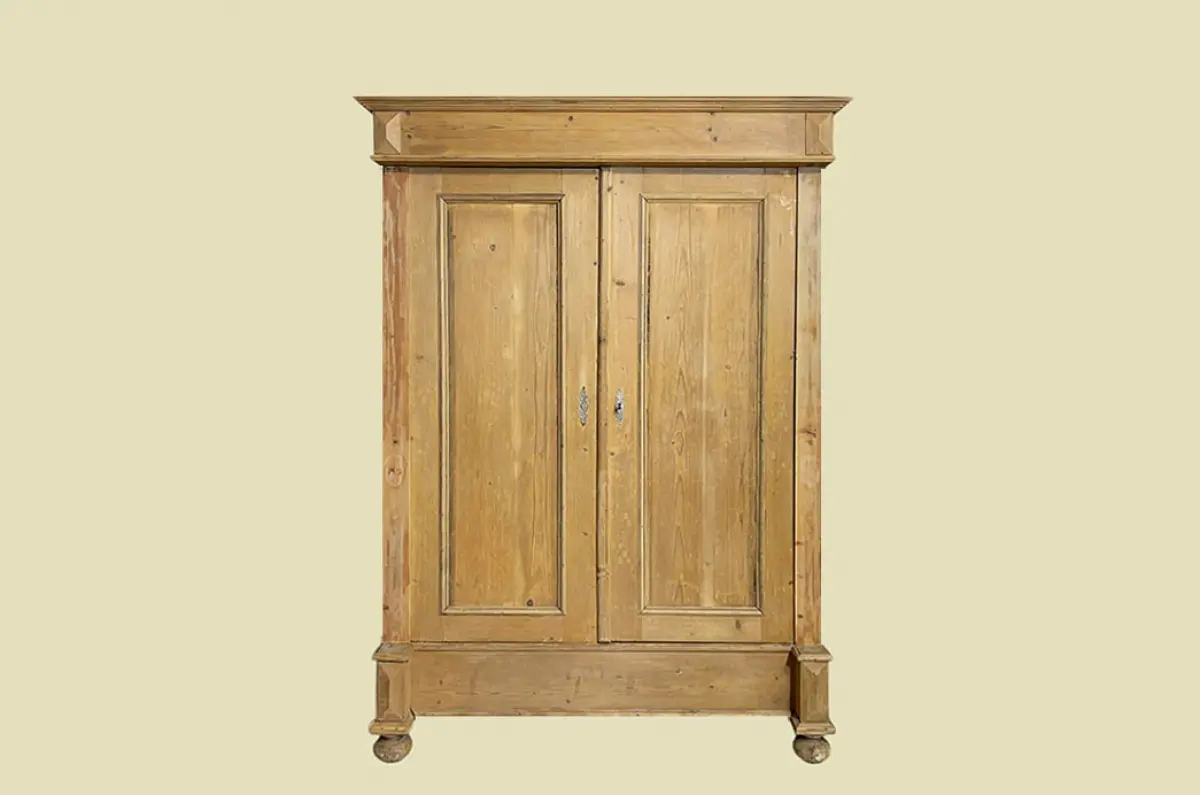 1880er Kleiderschrank ANTIK Kiefer Gründerzeit Schrank von 1880 -zerlegbar- 0