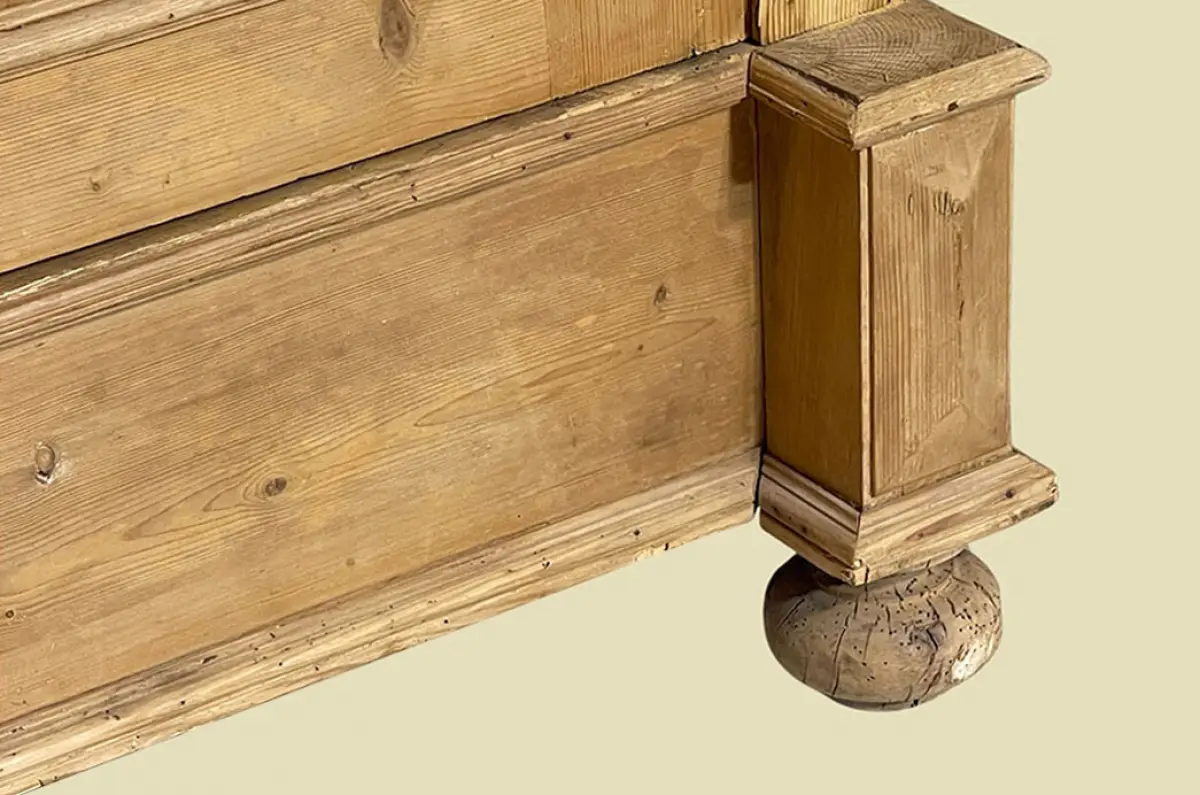 1880er Kleiderschrank ANTIK Kiefer Gründerzeit Schrank von 1880 -zerlegbar- 11