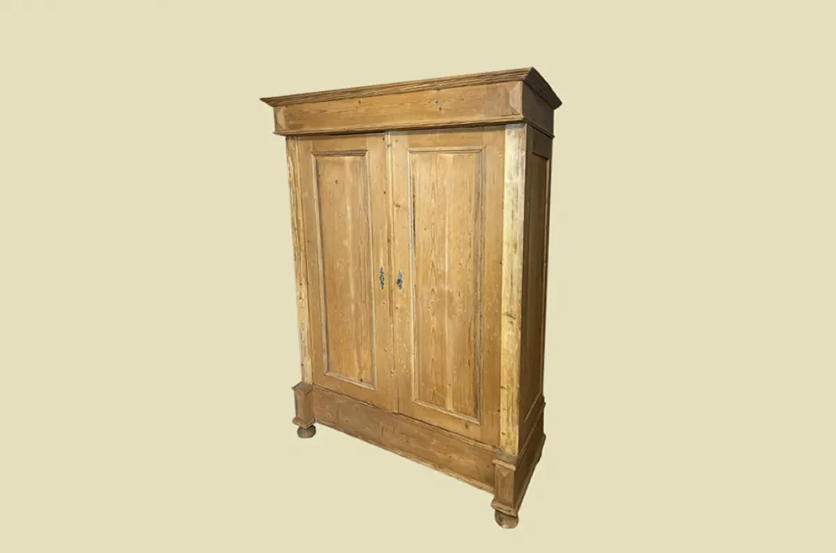 1880er Kleiderschrank ANTIK Kiefer Gründerzeit Schrank von 1880 -zerlegbar- 3