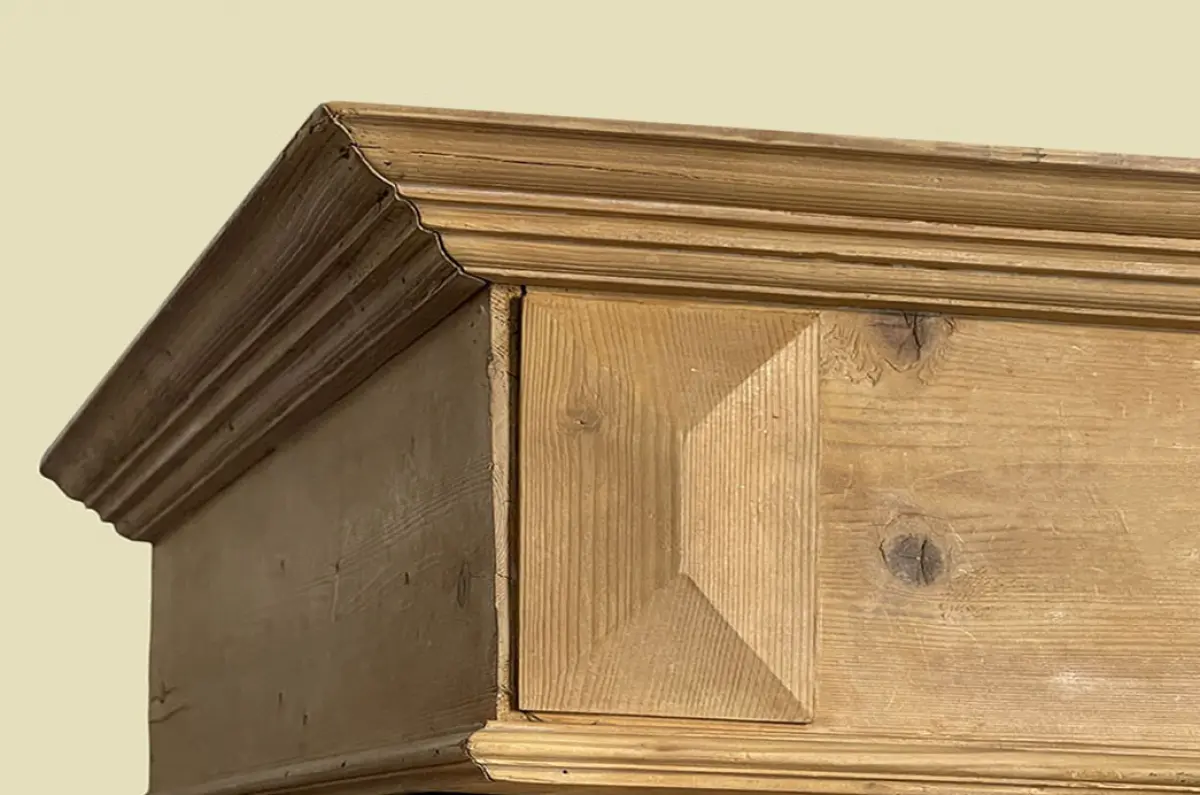 1880er Kleiderschrank ANTIK Kiefer Gründerzeit Schrank von 1880 -zerlegbar- 9