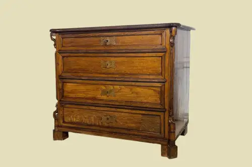 1840er Kommode ANTIK Louis Philippe Eiche Schrank Sideboard von 1840