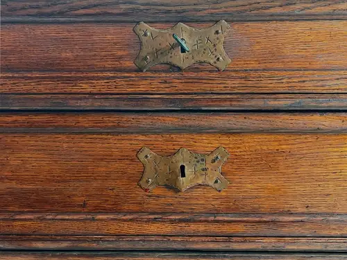 1840er Kommode ANTIK Louis Philippe Eiche Schrank Sideboard von 1840