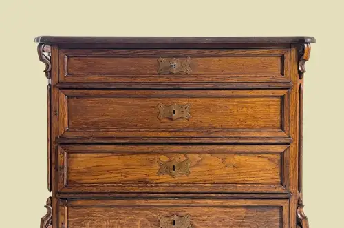 1840er Kommode ANTIK Louis Philippe Eiche Schrank Sideboard von 1840