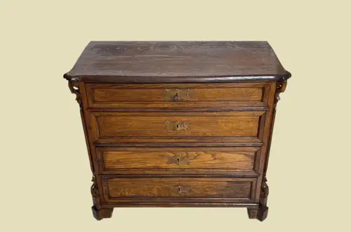 1840er Kommode ANTIK Louis Philippe Eiche Schrank Sideboard von 1840