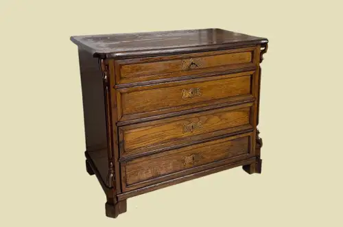 1840er Kommode ANTIK Louis Philippe Eiche Schrank Sideboard von 1840