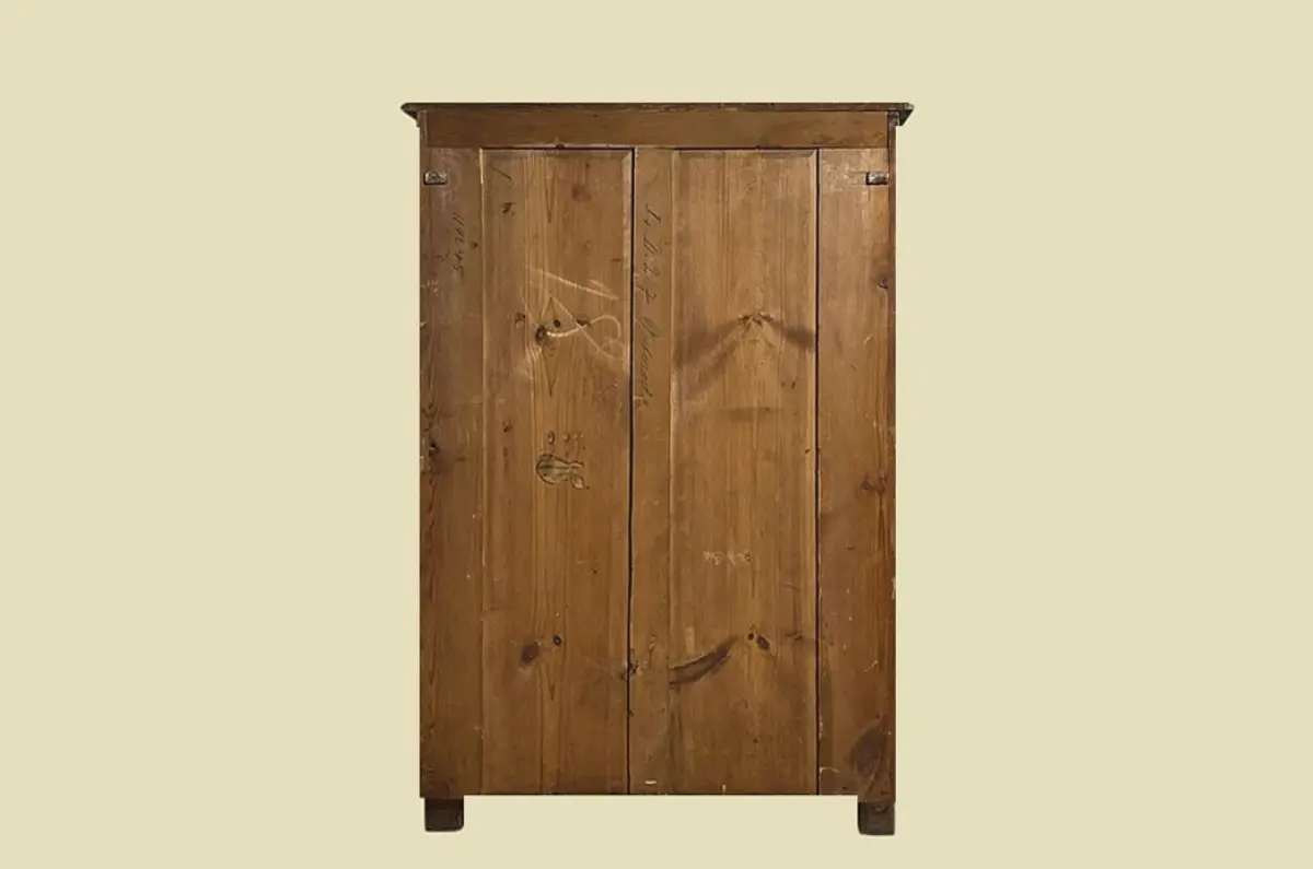 1880er Vertiko Gründerzeit ANTIK Nußbaum Kommode Schrank von 1880 17
