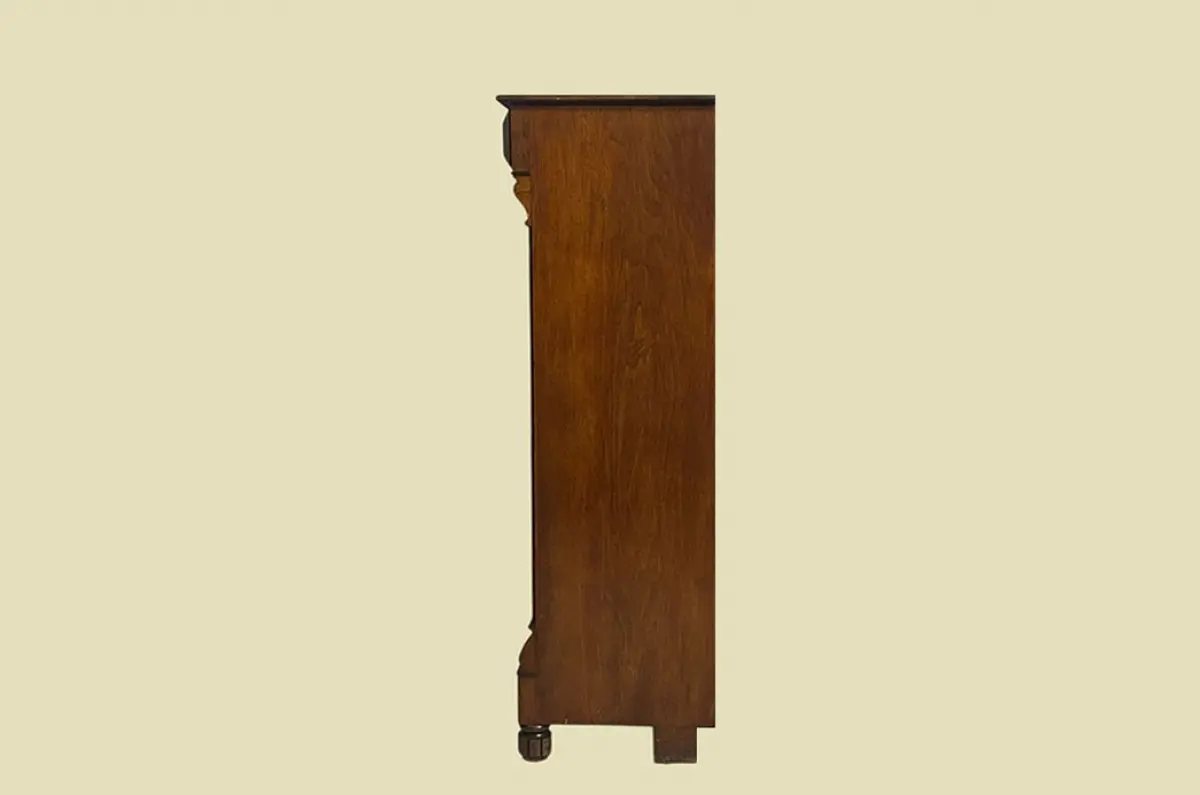 1880er Vertiko Gründerzeit ANTIK Nußbaum Kommode Schrank von 1880 18