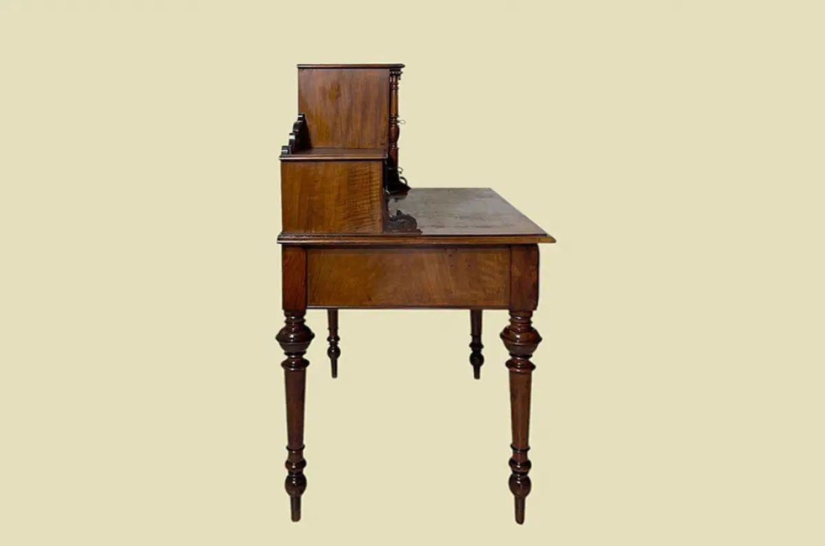 1880er Damen Schreibtisch ANTIK Gründerzeit Nußbaum Sekretär Tisch von 1880 15