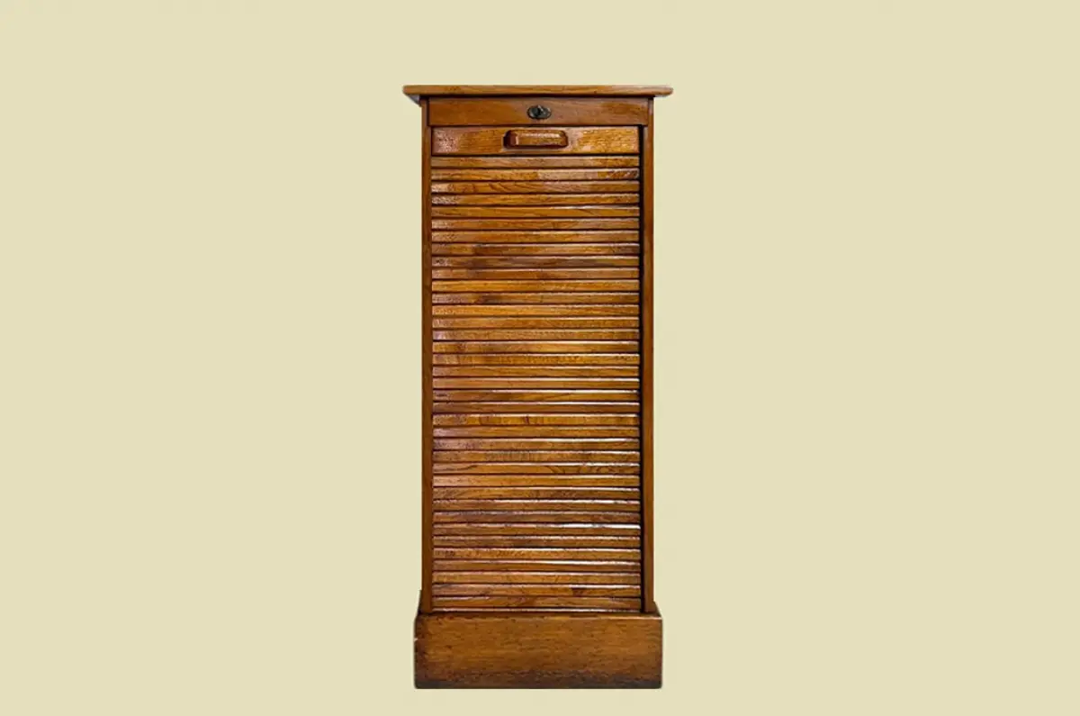 1920er Rolladenschrank ANTIK Jugendstil Art Deco Klavier Notenschrank von 1920 1
