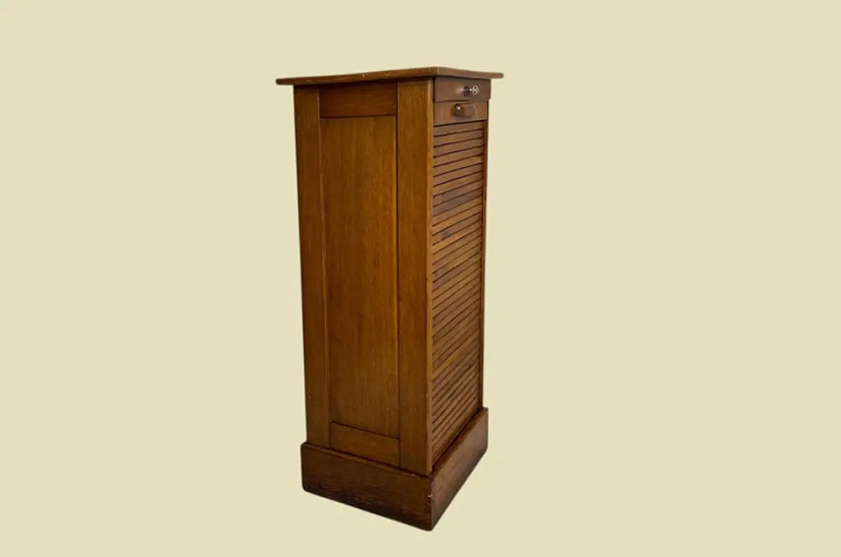 1920er Rolladenschrank ANTIK Jugendstil Art Deco Klavier Notenschrank von 1920 16