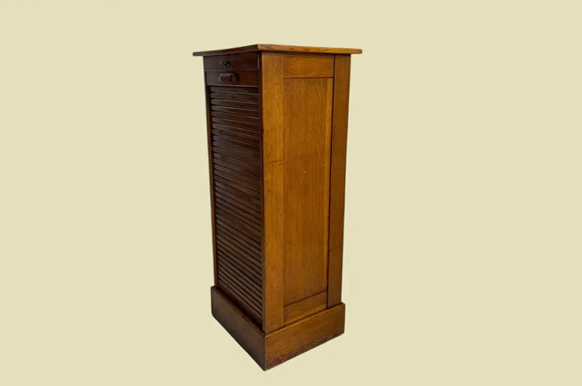 1920er Rolladenschrank ANTIK Jugendstil Art Deco Klavier Notenschrank von 1920 19