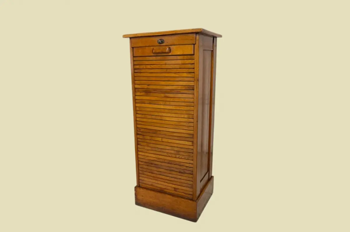 1920er Rolladenschrank ANTIK Jugendstil Art Deco Klavier Notenschrank von 1920 2