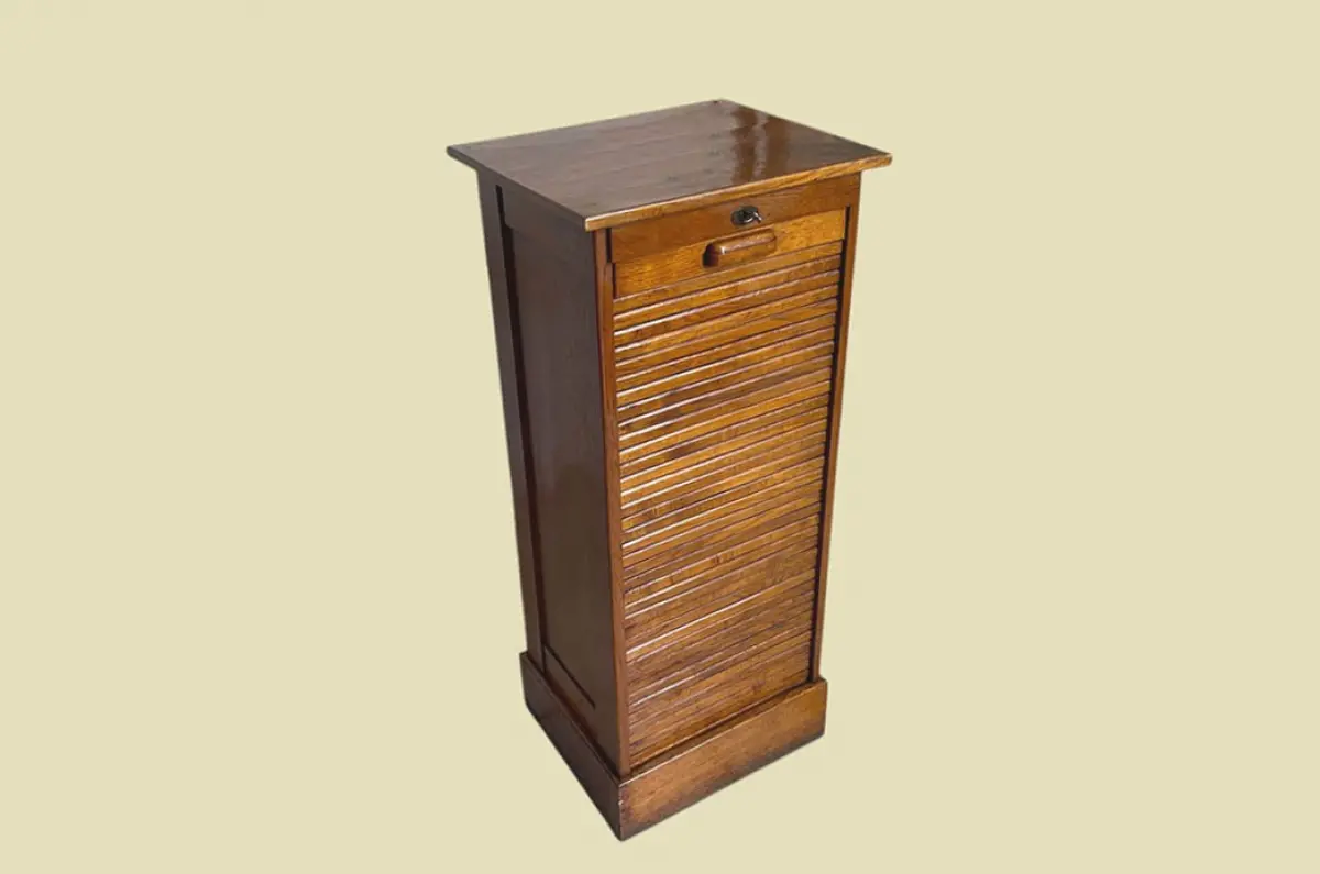1920er Rolladenschrank ANTIK Jugendstil Art Deco Klavier Notenschrank von 1920 4