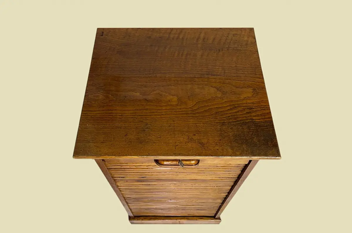 1920er Rolladenschrank ANTIK Jugendstil Art Deco Klavier Notenschrank von 1920 5