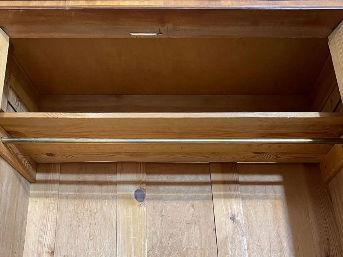 1880er Kleiderschrank ANTIK Gründerzeit Nußbaum Schrank von 1880 6