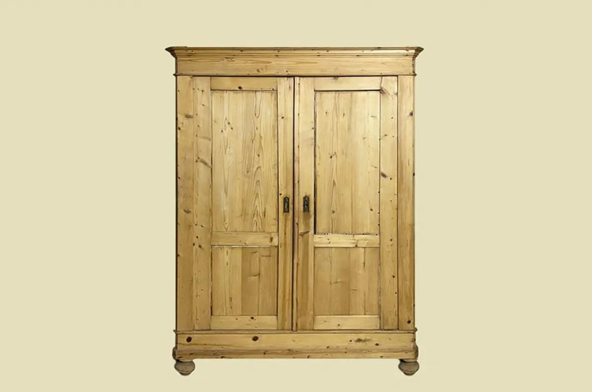 1920er Kleiderschrank ANTIK Kiefer Jugendstil Schrank von 1920 -zerlegbar-