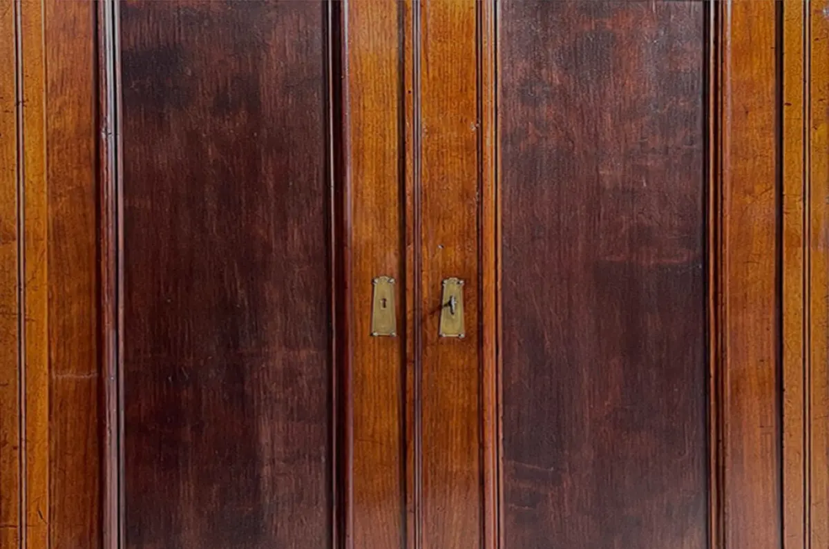 1920er Vertiko ANTIK Jugendstil Nußbaum Kommode Schrank von 1920 13