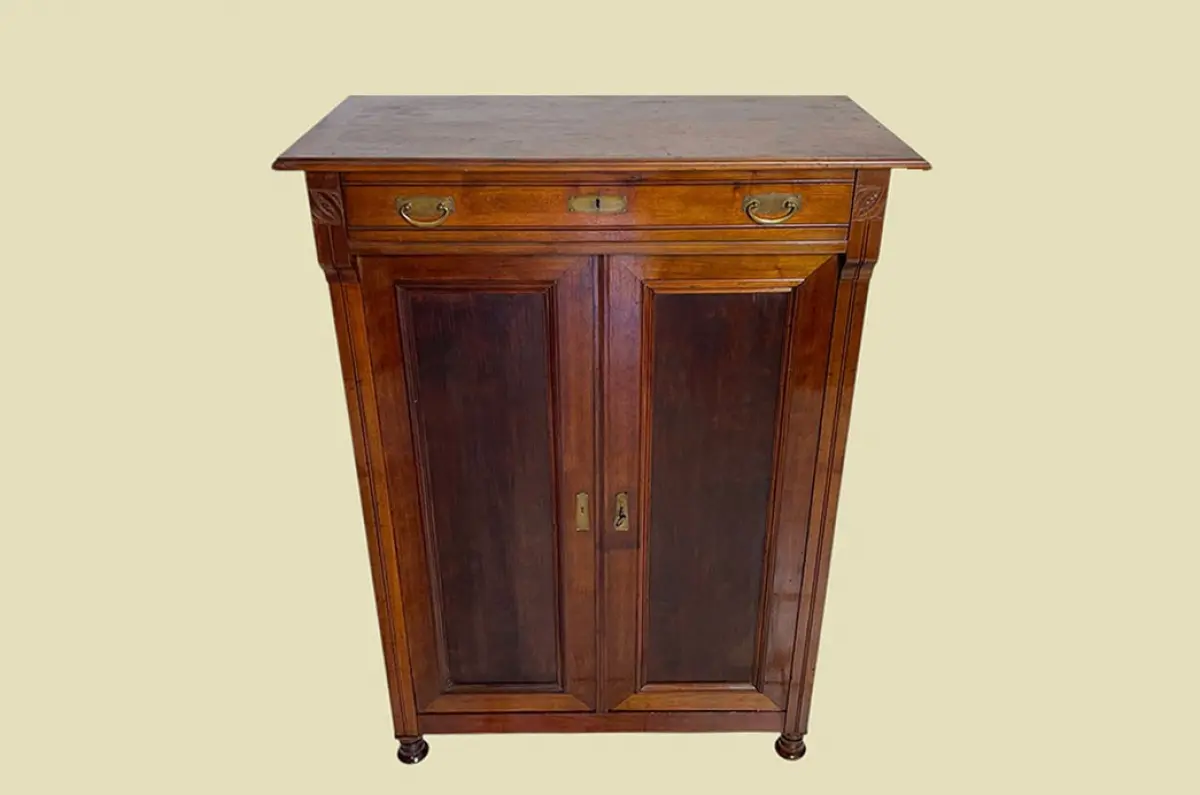 1920er Vertiko ANTIK Jugendstil Nußbaum Kommode Schrank von 1920 2