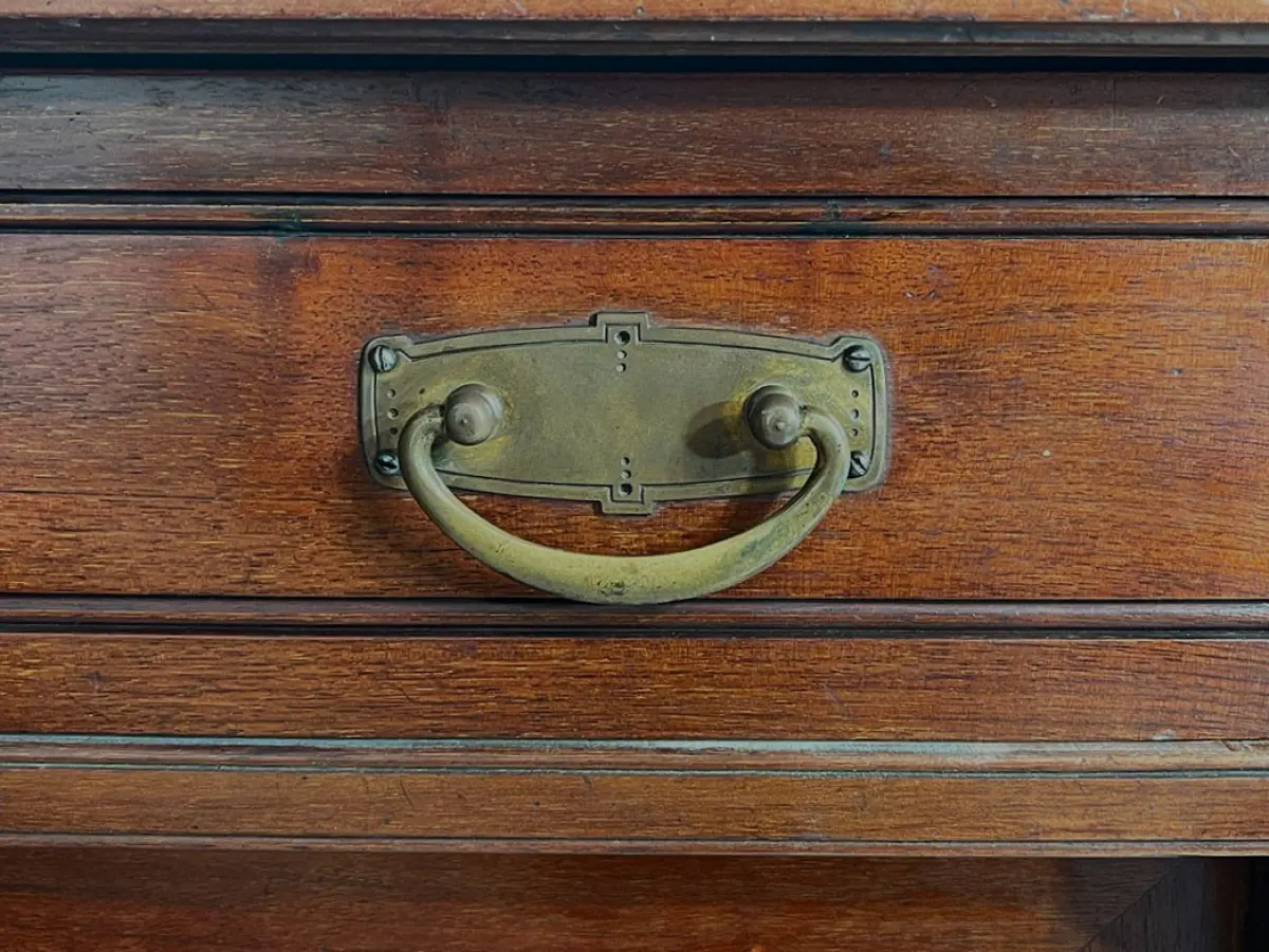 1920er Vertiko ANTIK Jugendstil Nußbaum Kommode Schrank von 1920 9