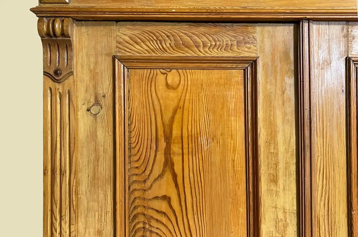 1880er Kleiderschrank ANTIK Kiefer Gründerzeit Schrank von 1880 -zerlegbar- 10