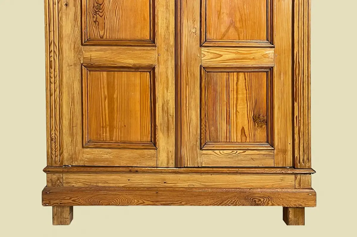1880er Kleiderschrank ANTIK Kiefer Gründerzeit Schrank von 1880 -zerlegbar- 11