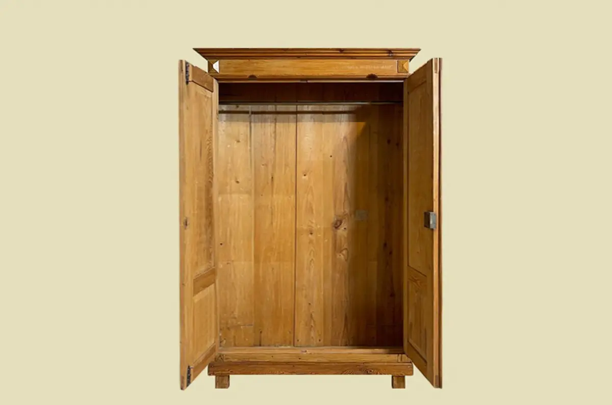 1880er Kleiderschrank ANTIK Kiefer Gründerzeit Schrank von 1880 -zerlegbar- 3