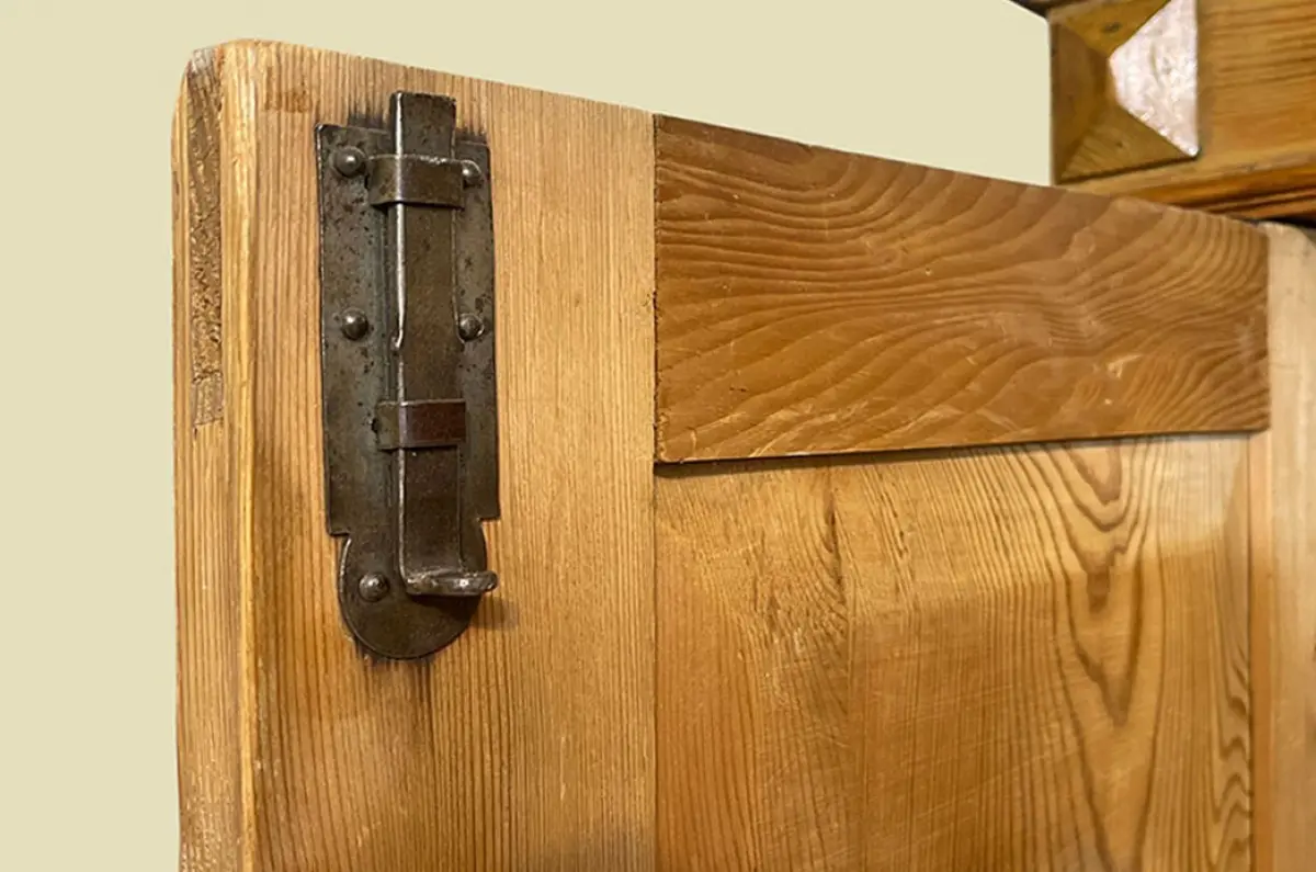 1880er Kleiderschrank ANTIK Kiefer Gründerzeit Schrank von 1880 -zerlegbar- 6