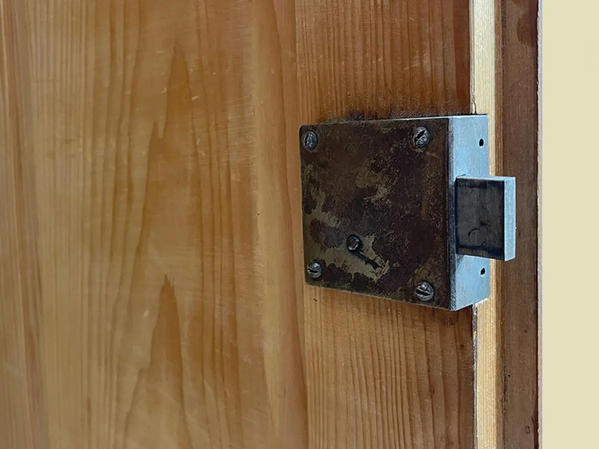 1880er Kleiderschrank ANTIK Kiefer Gründerzeit Schrank von 1880 -zerlegbar- 7
