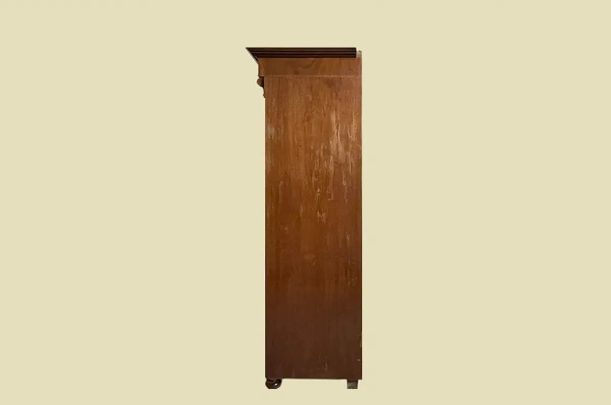 1920er Kleiderschrank ANTIK Jugendstil Nußbaum Schrank von 1920 17