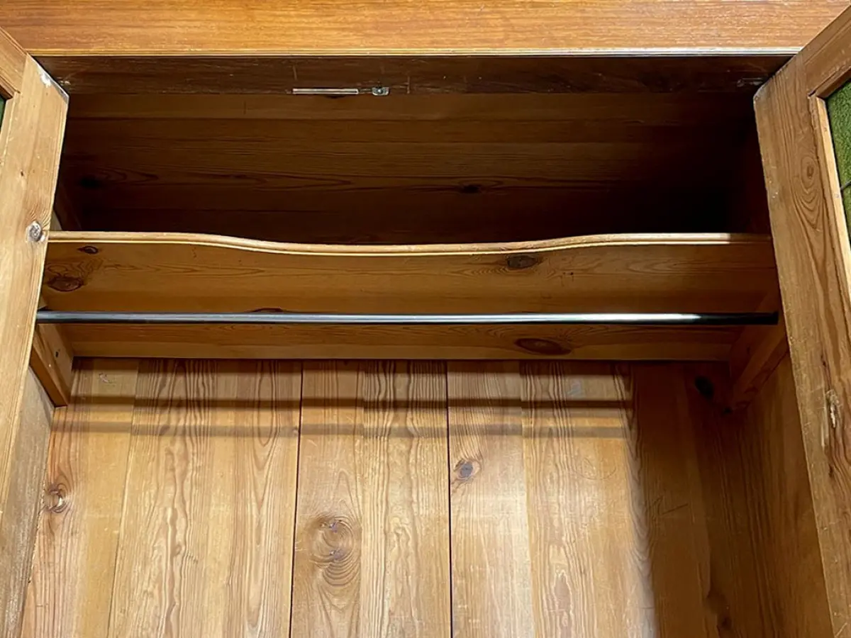 1920er Kleiderschrank ANTIK Jugendstil Nußbaum Schrank von 1920 5