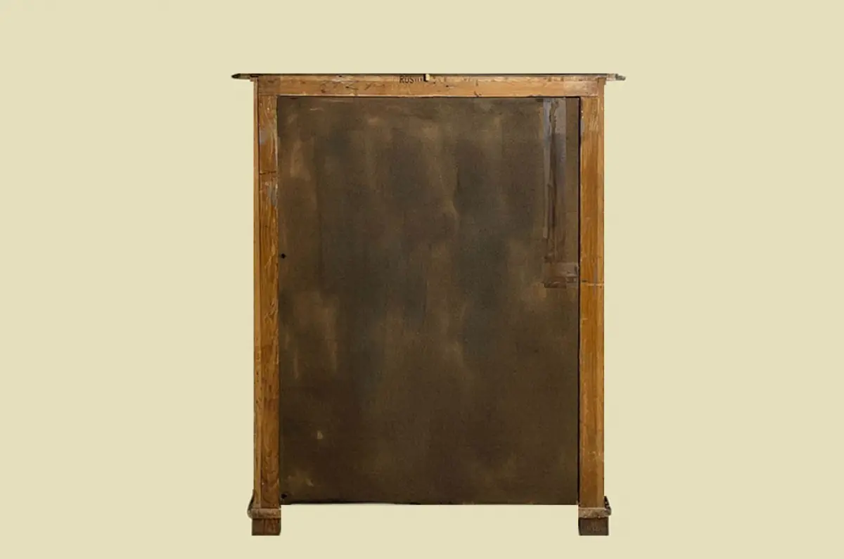 1880er Vertiko ANTIK Gründerzeit Nußbaum Kommode Schrank von 1880 16