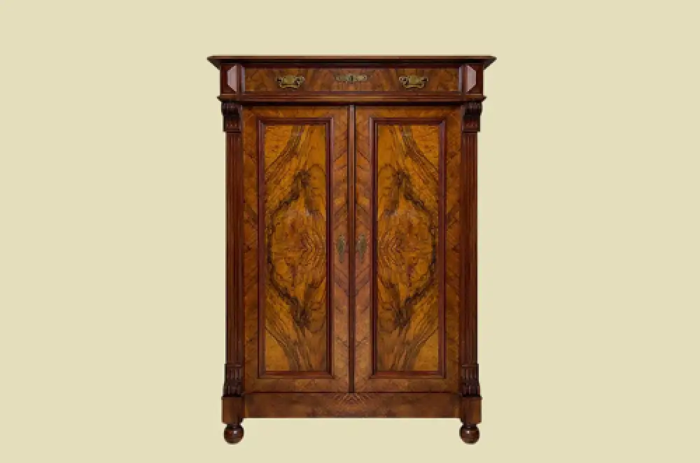 1880er Vertiko ANTIK Gründerzeit Nußbaum Kommode Schrank von 1880 0