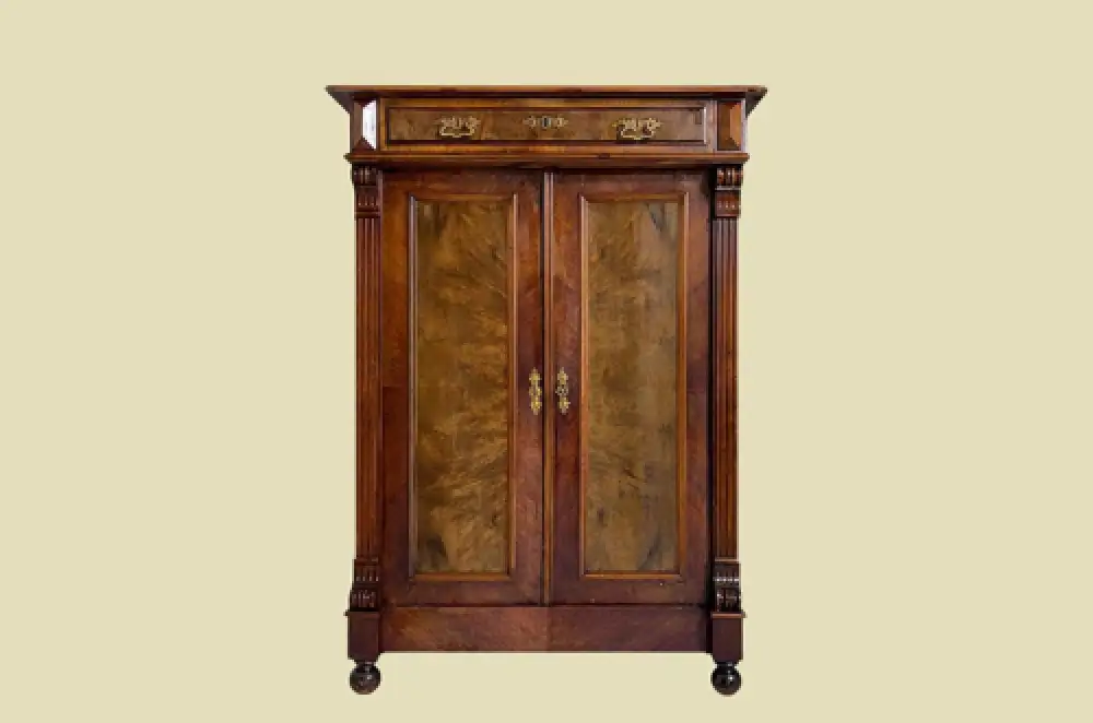 1880er Vertiko ANTIK Gründerzeit Nußbaum Kommode Schrank von 1880 0