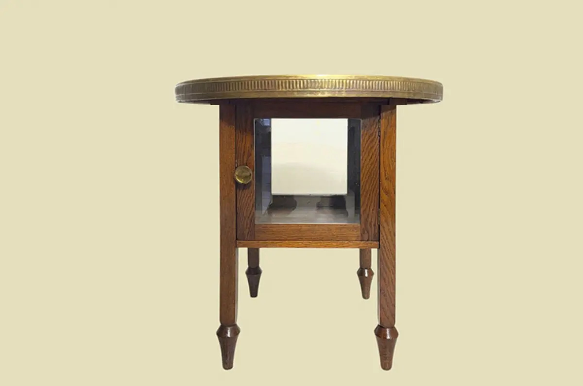 1920er Rauchtisch ANTIK Jugendstil Beistell Vitrine Tee Tisch von 1920 0