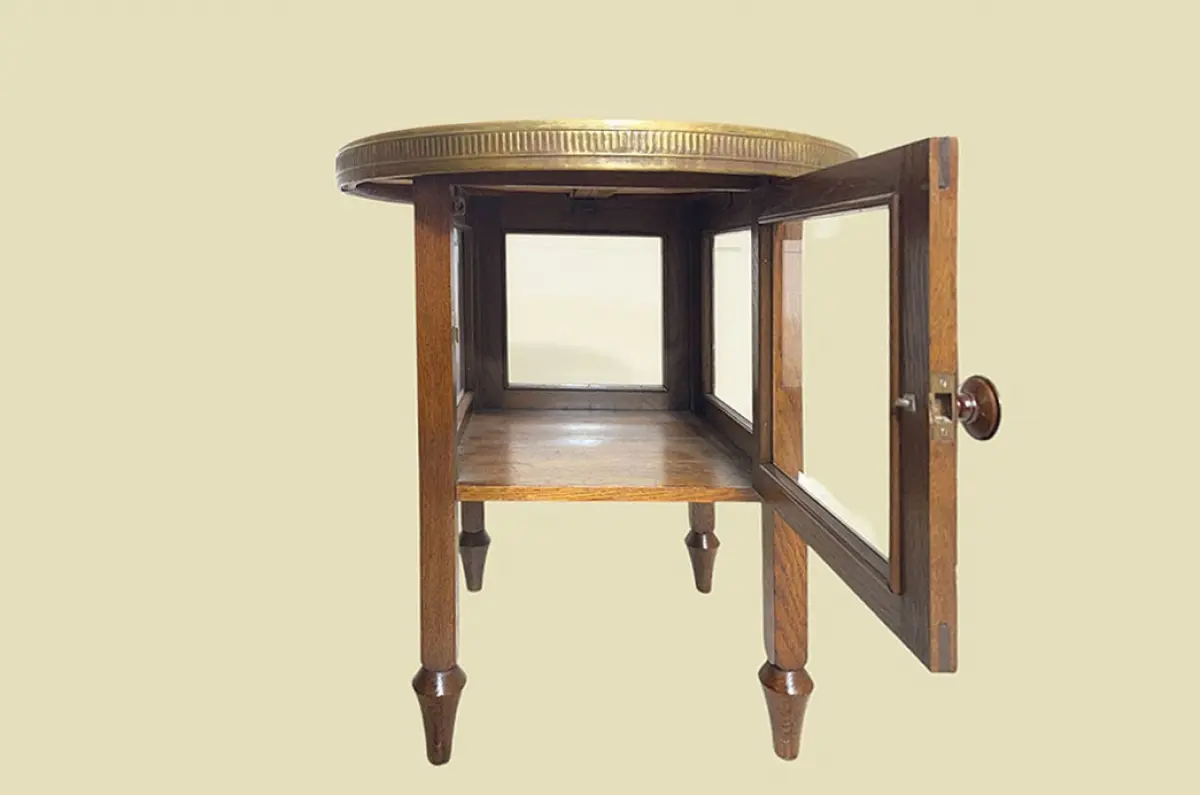 1920er Rauchtisch ANTIK Jugendstil Beistell Vitrine Tee Tisch von 1920 10