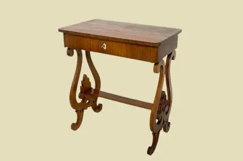 1820er Nähtisch ANTIK Biedermeier VINTAGE Kirschholz Tisch Beistelltisch von1820