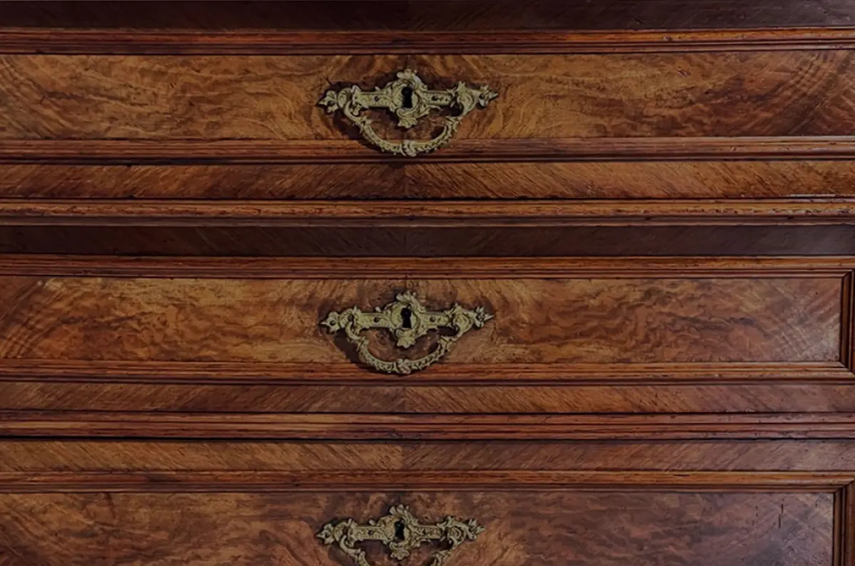 1880er Kommode ANTIK Gründerzeit Nußbaum Sideboard Schrank von 1880 12