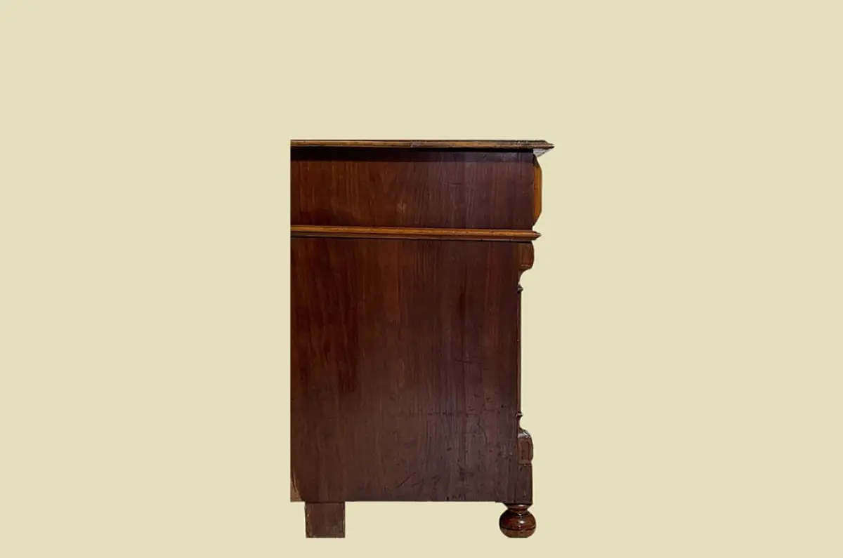 1880er Kommode ANTIK Gründerzeit Nußbaum Sideboard Schrank von 1880 15