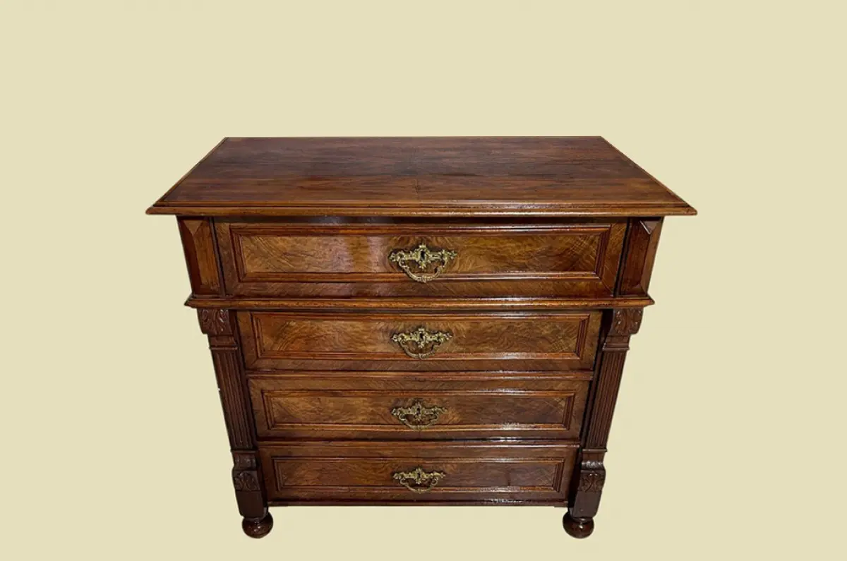 1880er Kommode ANTIK Gründerzeit Nußbaum Sideboard Schrank von 1880 2