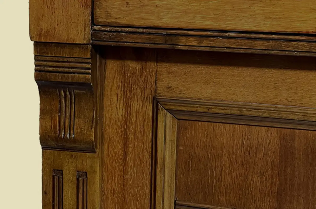 1920er Vertiko ANTIK Jugendstil Nußbaum Kommode Schrank von 1920 10