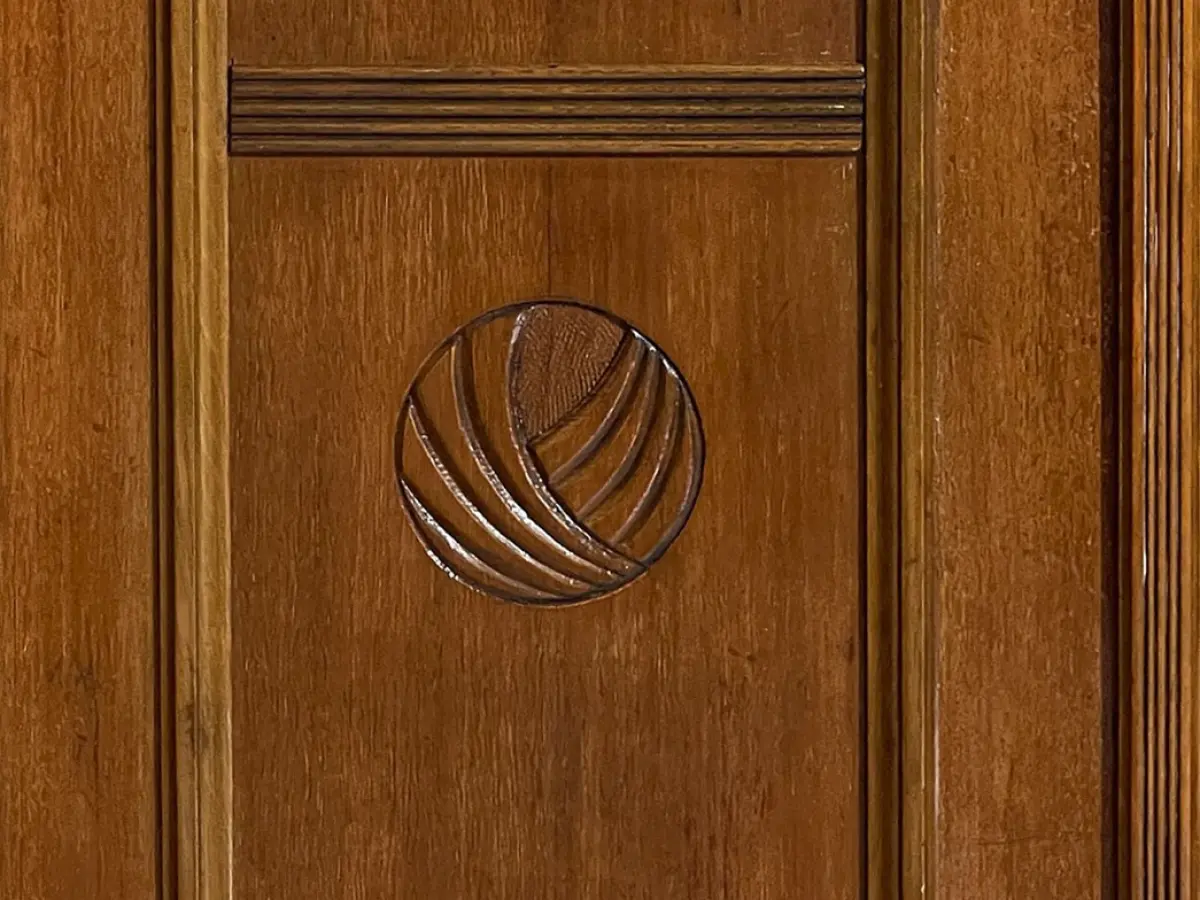 1920er Vertiko ANTIK Jugendstil Nußbaum Kommode Schrank von 1920 13