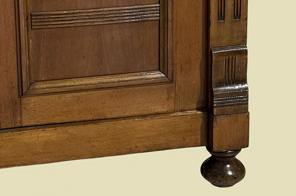 1920er Vertiko ANTIK Jugendstil Nußbaum Kommode Schrank von 1920 14