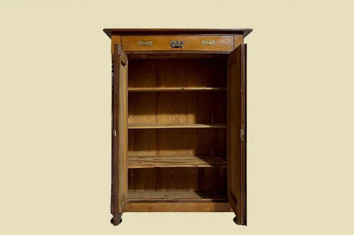 1920er Vertiko ANTIK Jugendstil Nußbaum Kommode Schrank von 1920 4