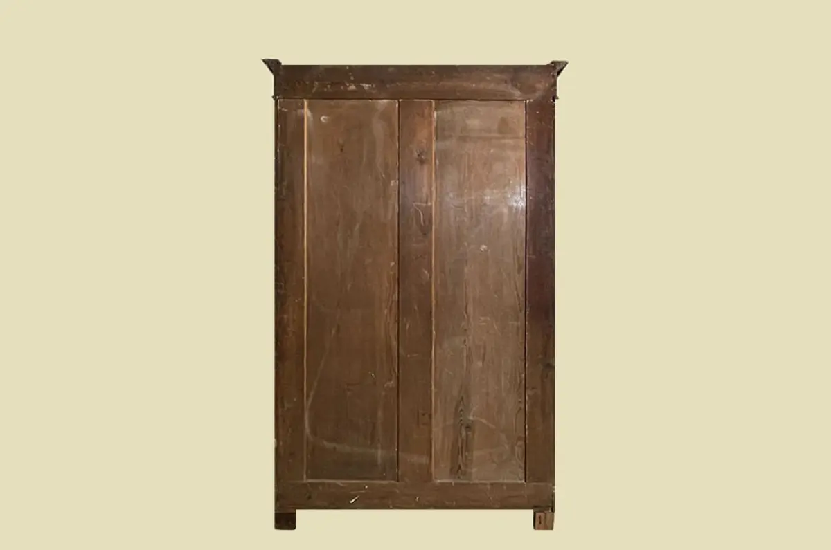Edler 1880er Kleiderschrank ANTIK Gründerzeit Nußbaum Säulen Schrank von 1880 18