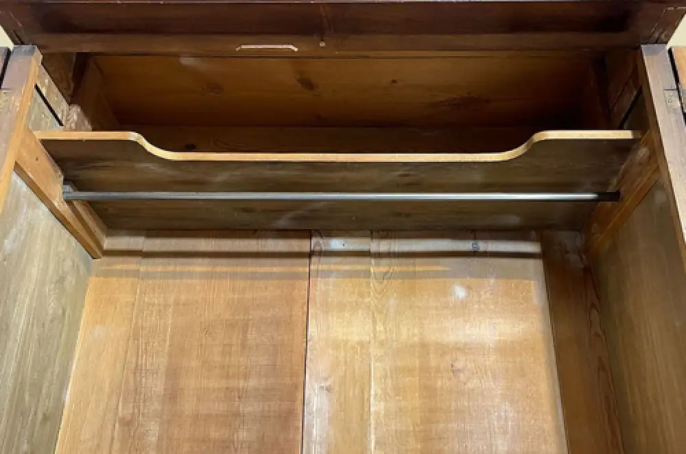 Edler 1880er Kleiderschrank ANTIK Gründerzeit Nußbaum Säulen Schrank von 1880 7