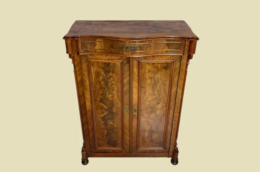 1840er Vertiko ANTIK Louis Philippe Mahagoni Schrank Kommode von 1840 2