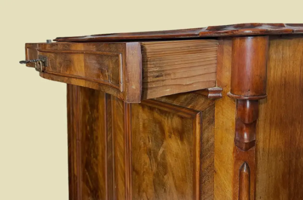 1840er Vertiko ANTIK Louis Philippe Mahagoni Schrank Kommode von 1840 7