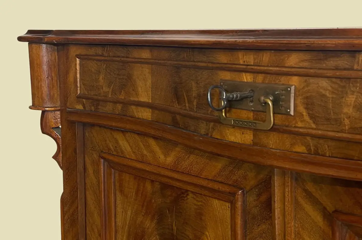 1840er Vertiko ANTIK Louis Philippe Mahagoni Schrank Kommode von 1840 9