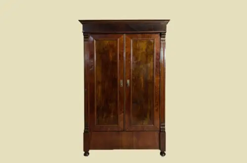 1880er Kleiderschrank ANTIK Gründerzeit VINTAGE Nußbaum Schrank von 1880